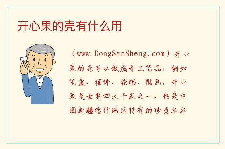 开心果的壳有什么用 