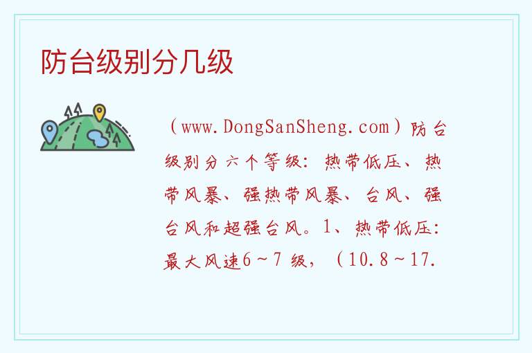 防台级别分几级 