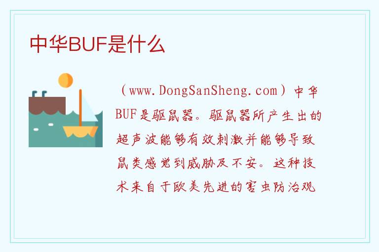 中华BUF是什么 