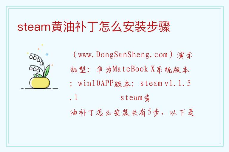 steam黄油补丁怎么安装步骤 