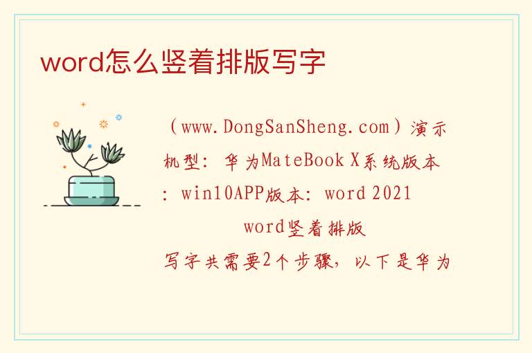 word怎么竖着排版写字 