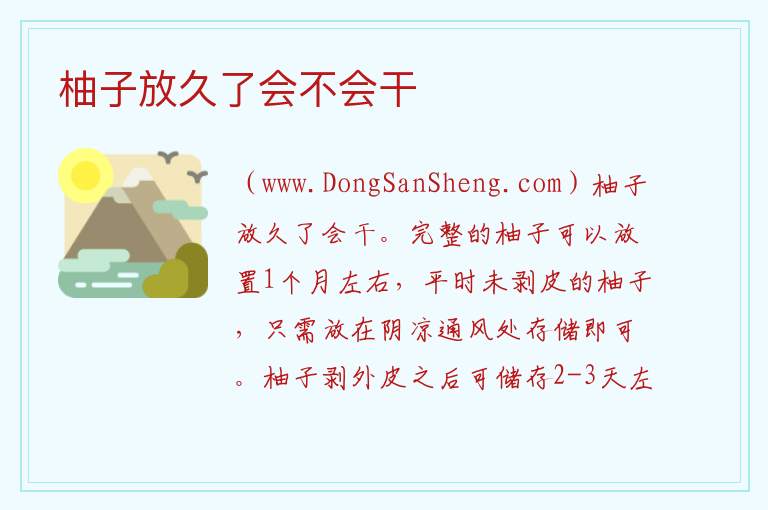 柚子放久了会不会干 