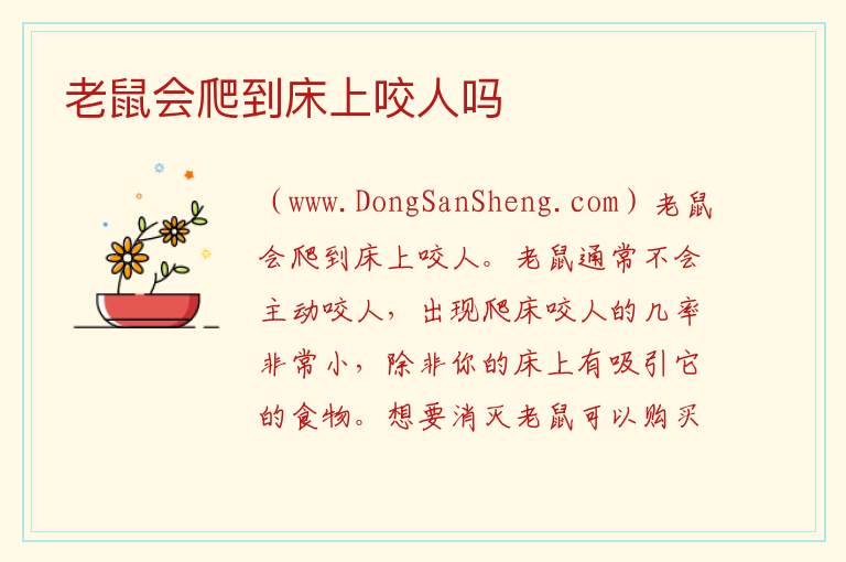 老鼠会爬到床上咬人吗 