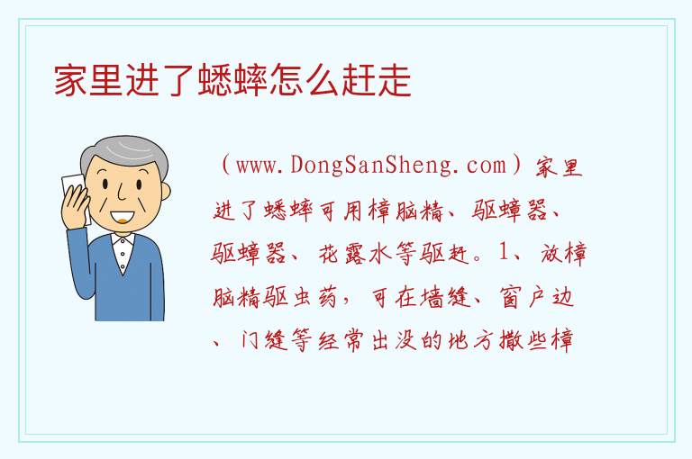 家里进了蟋蟀怎么赶走 