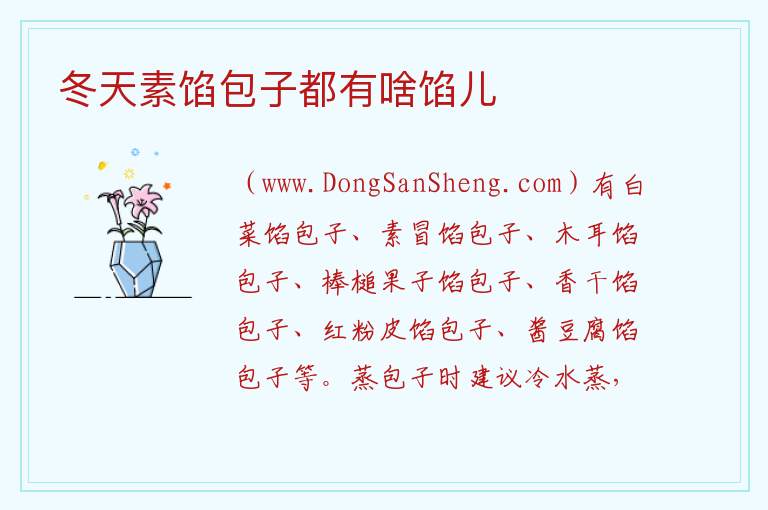 冬天素馅包子都有啥馅儿 