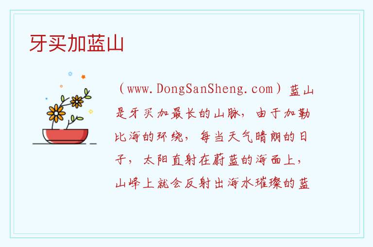 牙买加蓝山 美洲牙买加：牙买加蓝山旅游攻略