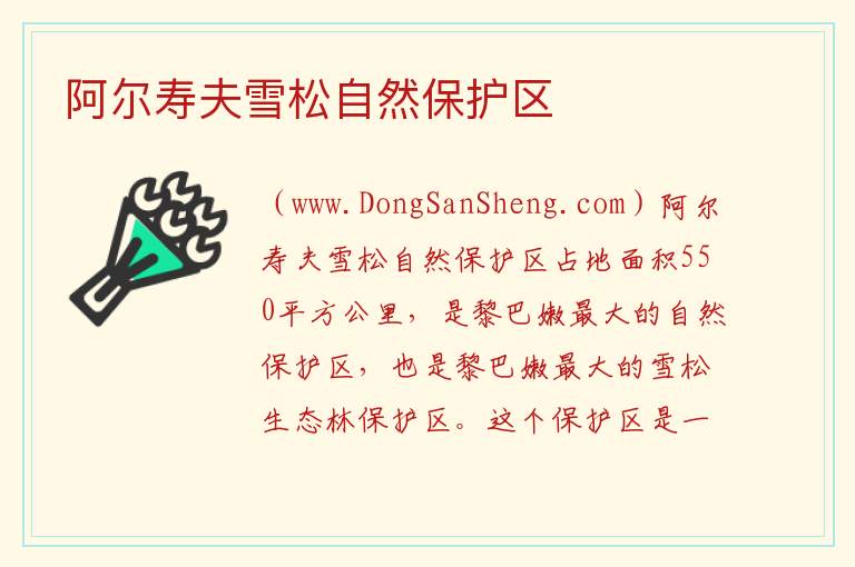 阿尔寿夫雪松自然保护区 亚洲黎巴嫩：阿尔寿夫雪松自然保护区旅游攻略