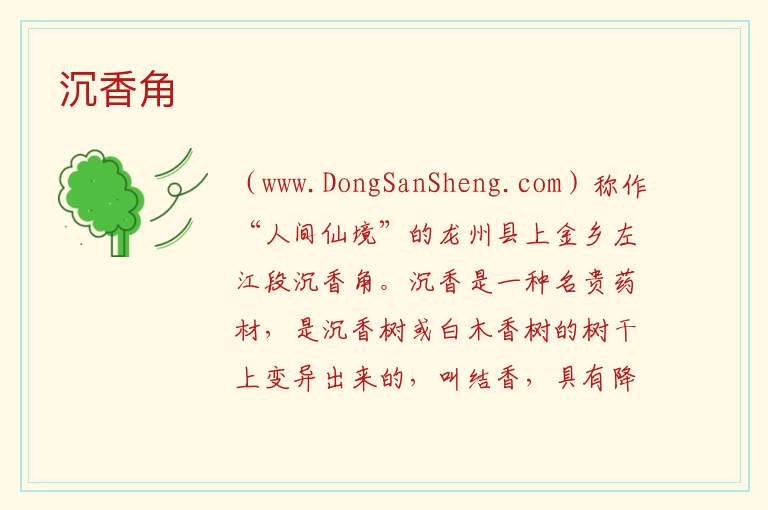广西壮族自治区崇左龙州县：沉香角旅游攻略，广西壮族自治区崇左龙州县：沉香角旅游攻略