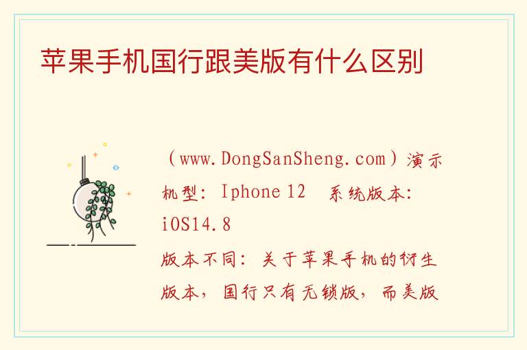 苹果手机国行跟美版有什么区别 二手苹果手机国行和美版哪个好