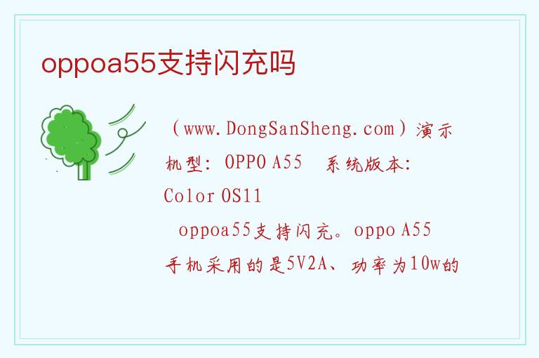 oppoa55支持闪充吗 